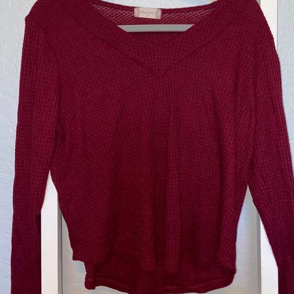 Altar'd State Tops - Maroon Altar'd state sweater